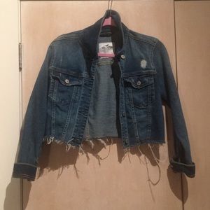 Hollister Cropped Denim Jacket